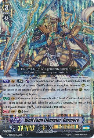 Wolf Fang Liberator Garmore G BT10 Re 02EN Triple Rare RRR Wolf Fang Liberator Garmore G BT10 Re 02EN Triple Rare RRR