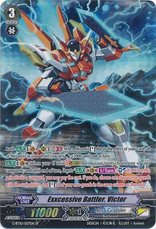 Exxcessive Battler Victor G BT10 S07EN Special Parallel SP G Booster Set 10 Raging Clash of the Blade Fangs Singles Exxcessive Battler Victor G BT10 S07EN Special Parallel SP G Booster Set 10 Raging Clash of the Blade Fangs Singles