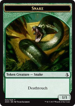 Snake Token 023 AKH Amonkhet Singles Snake Token 023 AKH Amonkhet Singles