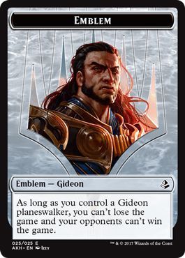 Emblem Gideon 025 AKH Amonkhet Singles Emblem Gideon 025 AKH Amonkhet Singles