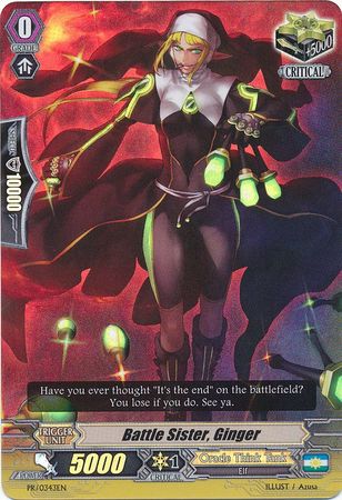 Battle Sister Ginger PR 0343EN Promo Cardfight Vanguard Promos Battle Sister Ginger PR 0343EN Promo Cardfight Vanguard Promos