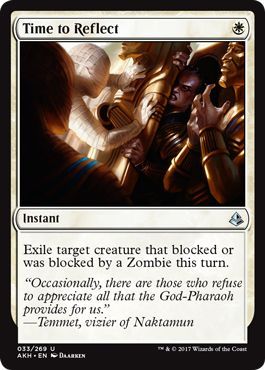Time to Reflect 033 269 Amonkhet Singles Time to Reflect 033 269 Amonkhet Singles