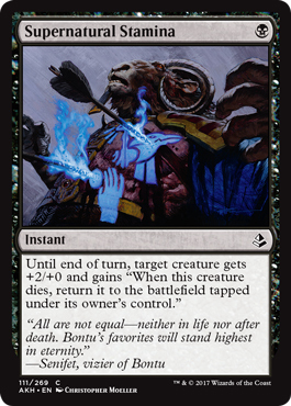 Supernatural Stamina 111 269 Amonkhet Singles Supernatural Stamina 111 269 Amonkhet Singles
