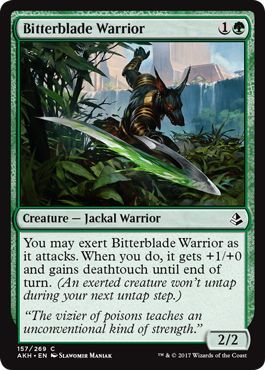 Bitterblade Warrior 157 269 Amonkhet Singles Bitterblade Warrior 157 269 Amonkhet Singles