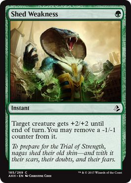 Shed Weakness 185 269 Amonkhet Singles Shed Weakness 185 269 Amonkhet Singles
