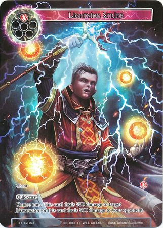 Lightning Strike RL1704 1 Full Art Promo Lightning Strike RL1704 1 Full Art Promo