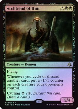 Archfiend of Ifnir 078 269 Foil Amonkhet Foil Singles Archfiend of Ifnir 078 269 Foil Amonkhet Foil Singles