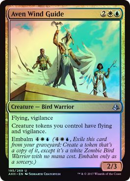 Aven Wind Guide 195 269 Foil Amonkhet Foil Singles Aven Wind Guide 195 269 Foil Amonkhet Foil Singles