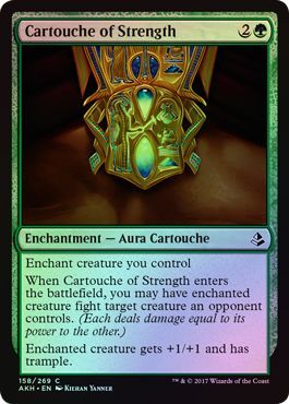 Cartouche of Strength 158 269 Foil Amonkhet Foil Singles Cartouche of Strength 158 269 Foil Amonkhet Foil Singles