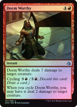 Deem Worthy 127 269 Foil Deem Worthy 127 269 Foil