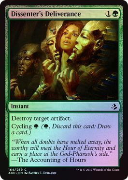 Dissenter s Deliverance 164 269 Foil Amonkhet Foil Singles Dissenter s Deliverance 164 269 Foil Amonkhet Foil Singles