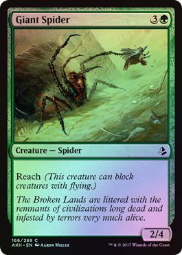 Giant Spider 166 269 Foil Amonkhet Foil Singles Giant Spider 166 269 Foil Amonkhet Foil Singles