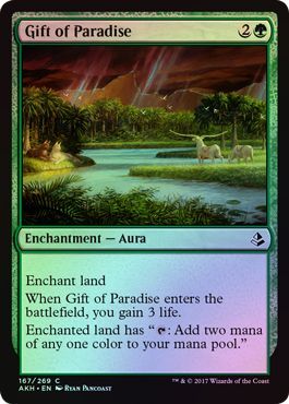 Gift of Paradise 167 269 Foil Amonkhet Foil Singles Gift of Paradise 167 269 Foil Amonkhet Foil Singles