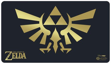 Ultra Pro Legend of Zelda Black Gold Playmat with Playmat Tube UP85207 Playmats Ultra Pro Legend of Zelda Black Gold Playmat with Playmat Tube UP85207 Playmats