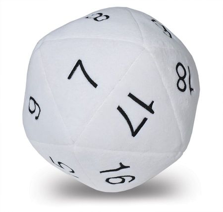 Ultra Pro White w Black Jumbo D20 Novelty Dice Plush UP84949 Miscellaneous Supplies Ultra Pro White w Black Jumbo D20 Novelty Dice Plush UP84949 Miscellaneous Supplies