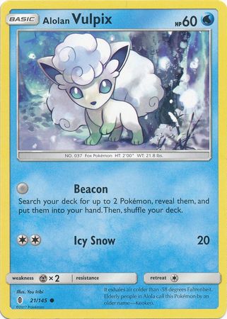 Alolan Vulpix Promo - PTCGL Code