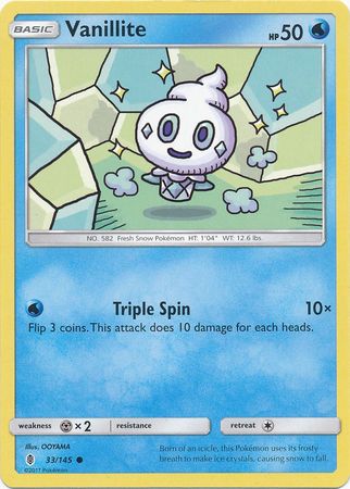 Vanillite 33 145 Common Sun Moon Guardians Rising Singles Vanillite 33 145 Common Sun Moon Guardians Rising Singles