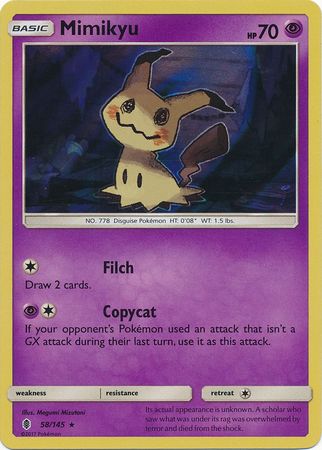 Mimikyu - 97/236 - Rare - Pokemon Singles » Sun & Moon (Multiple