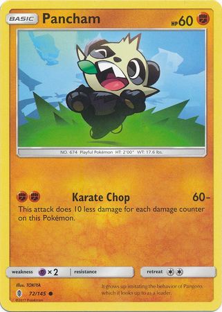 Pancham 72 145 Common Sun Moon Guardians Rising Singles Pancham 72 145 Common Sun Moon Guardians Rising Singles