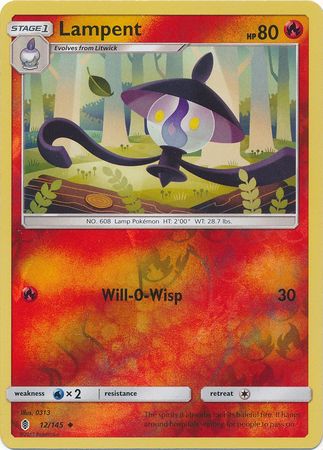Lampent 12 145 Uncommon Reverse Holo Sun Moon Guardians Rising Reverse Holo Singles Lampent 12 145 Uncommon Reverse Holo Sun Moon Guardians Rising Reverse Holo Singles