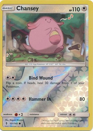 Chansey 101 145 Common Reverse Holo Chansey 101 145 Common Reverse Holo