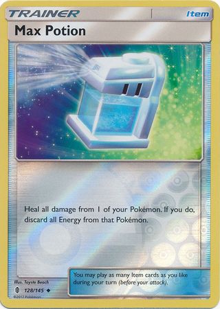 Max Potion 128 145 Uncommon Reverse Holo Max Potion 128 145 Uncommon Reverse Holo