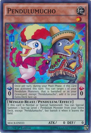 Pendulumucho MACR EN033 Super Rare 1st Edition Maximum Crisis 1st Edition Singles Pendulumucho MACR EN033 Super Rare 1st Edition Maximum Crisis 1st Edition Singles