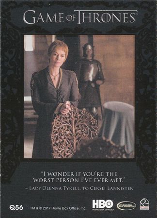 Arya Lady Olenna The Quotable Q56 Arya Lady Olenna The Quotable Q56