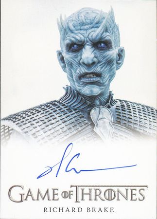 Richard Brake as Night King Season 4 5 Full Bleed Limited Signature Autograph Richard Brake as Night King Season 4 5 Full Bleed Limited Signature Autograph