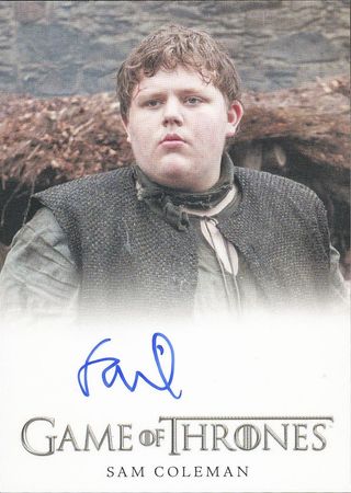 Sam Coleman as Young Hodor Full Bleed Signature Autograph Sam Coleman as Young Hodor Full Bleed Signature Autograph