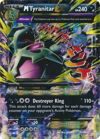 mega tyranitar card