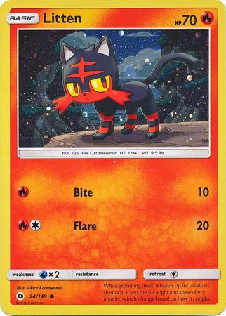 Litten 24 149 Alternate Holo Promo Litten 24 149 Alternate Holo Promo