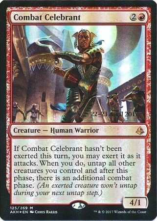 Combat Celebrant 125 269 AKH Prerelease Foil Promo Magic The Gathering Promo Cards Combat Celebrant 125 269 AKH Prerelease Foil Promo Magic The Gathering Promo Cards