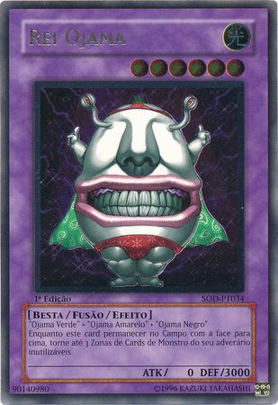Ultimate Rare Rei Ojama SOD PT034 1st Edition Portuguese Yugioh Cards Ultimate Rare Rei Ojama SOD PT034 1st Edition Portuguese Yugioh Cards