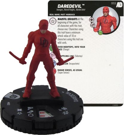 Daredevil 002 Avengers Defenders War Booster Set Marvel Heroclix Daredevil 002 Avengers Defenders War Booster Set Marvel Heroclix