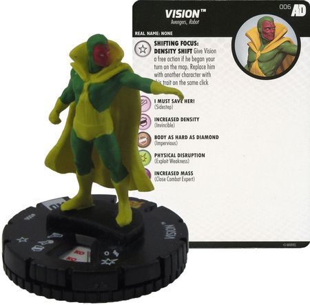 HeroClix Avengers Defenders War #006 Vision