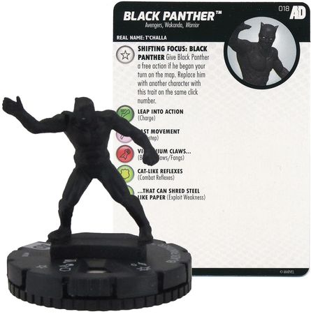 Black Panther 018 Avengers Defenders War Booster Set Marvel Heroclix Avengers Defenders War Singles Black Panther 018 Avengers Defenders War Booster Set Marvel Heroclix Avengers Defenders War Singles