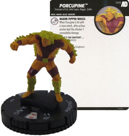 Porcupine 049 Avengers Defenders War Booster Set Marvel Heroclix Porcupine 049 Avengers Defenders War Booster Set Marvel Heroclix