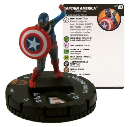 Captain America 069 Chase Rare Avengers Defenders War Booster Set Marvel Heroclix Captain America 069 Chase Rare Avengers Defenders War Booster Set Marvel Heroclix