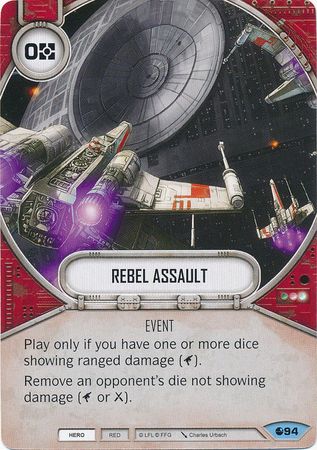 Rebel Assault 94 Common Star Wars Destiny Spirit of Rebellion Singles Rebel Assault 94 Common Star Wars Destiny Spirit of Rebellion Singles