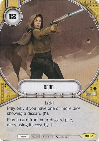 Rebel 112 Uncommon Star Wars Destiny Spirit of Rebellion Singles Rebel 112 Uncommon Star Wars Destiny Spirit of Rebellion Singles