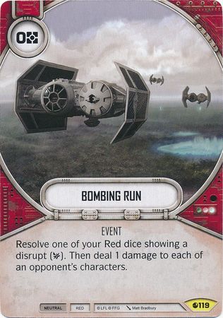 Bombing Run 119 Uncommon Star Wars Destiny Spirit of Rebellion Singles Bombing Run 119 Uncommon Star Wars Destiny Spirit of Rebellion Singles