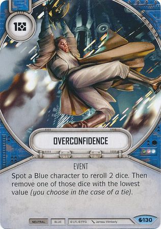 Overconfidence 130 Common Star Wars Destiny Spirit of Rebellion Singles Overconfidence 130 Common Star Wars Destiny Spirit of Rebellion Singles