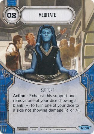 Meditate 134 Common Star Wars Destiny Spirit of Rebellion Singles Meditate 134 Common Star Wars Destiny Spirit of Rebellion Singles