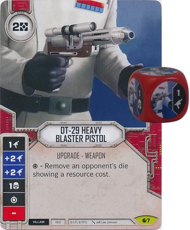 DT 29 Heavy Blaster Pistol 7 Rare Includes Premium Die Star Wars Destiny Spirit of Rebellion Singles DT 29 Heavy Blaster Pistol 7 Rare Includes Premium Die Star Wars Destiny Spirit of Rebellion Singles