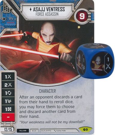 Asajj Ventress Force Assassin 9 Rare Includes Premium Die Asajj Ventress Force Assassin 9 Rare Includes Premium Die