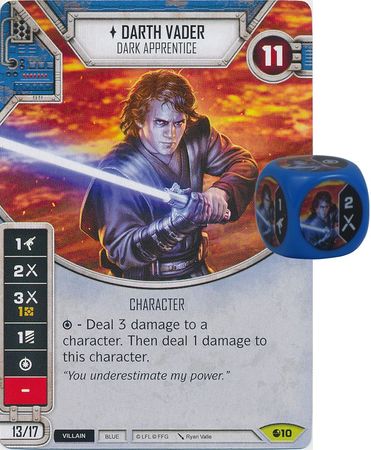 Darth Vader Dark Apprentice 10 Rare Includes Premium Die Darth Vader Dark Apprentice 10 Rare Includes Premium Die