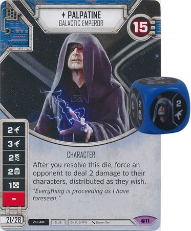 Palpatine Galactic Emperor 11 Legendary Includes Premium Die Palpatine Galactic Emperor 11 Legendary Includes Premium Die