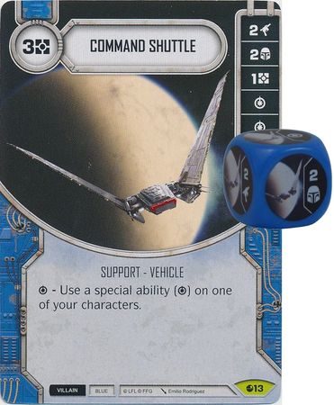 Command Shuttle 13 Rare Includes Premium Die Command Shuttle 13 Rare Includes Premium Die