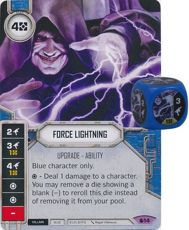 Force Lightning 14 Legendary Includes Premium Die Star Wars Destiny Spirit of Rebellion Singles Force Lightning 14 Legendary Includes Premium Die Star Wars Destiny Spirit of Rebellion Singles